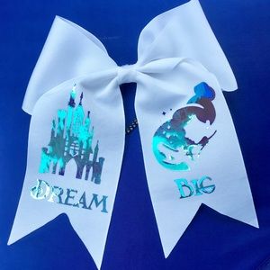 Large princess theme hair bow